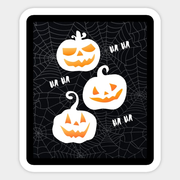 Pumkin Laughs Sticker by TereShop